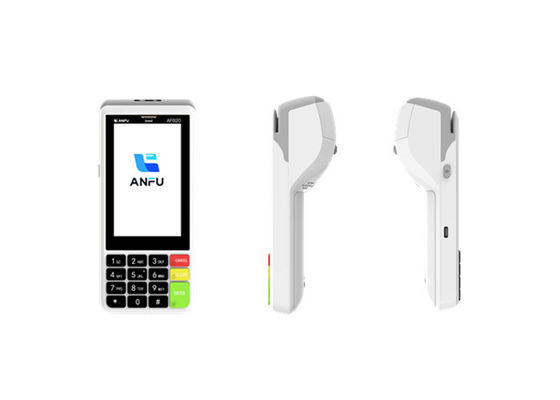 ANFU AF820 कोड स्कैनर 4G/वायरलेस/WIFI पोर्टेबल मोबाइल पीओएस सिस्टम के साथ हैंडहेल्ड एंड्रॉयड 13 पीओएस मशीन